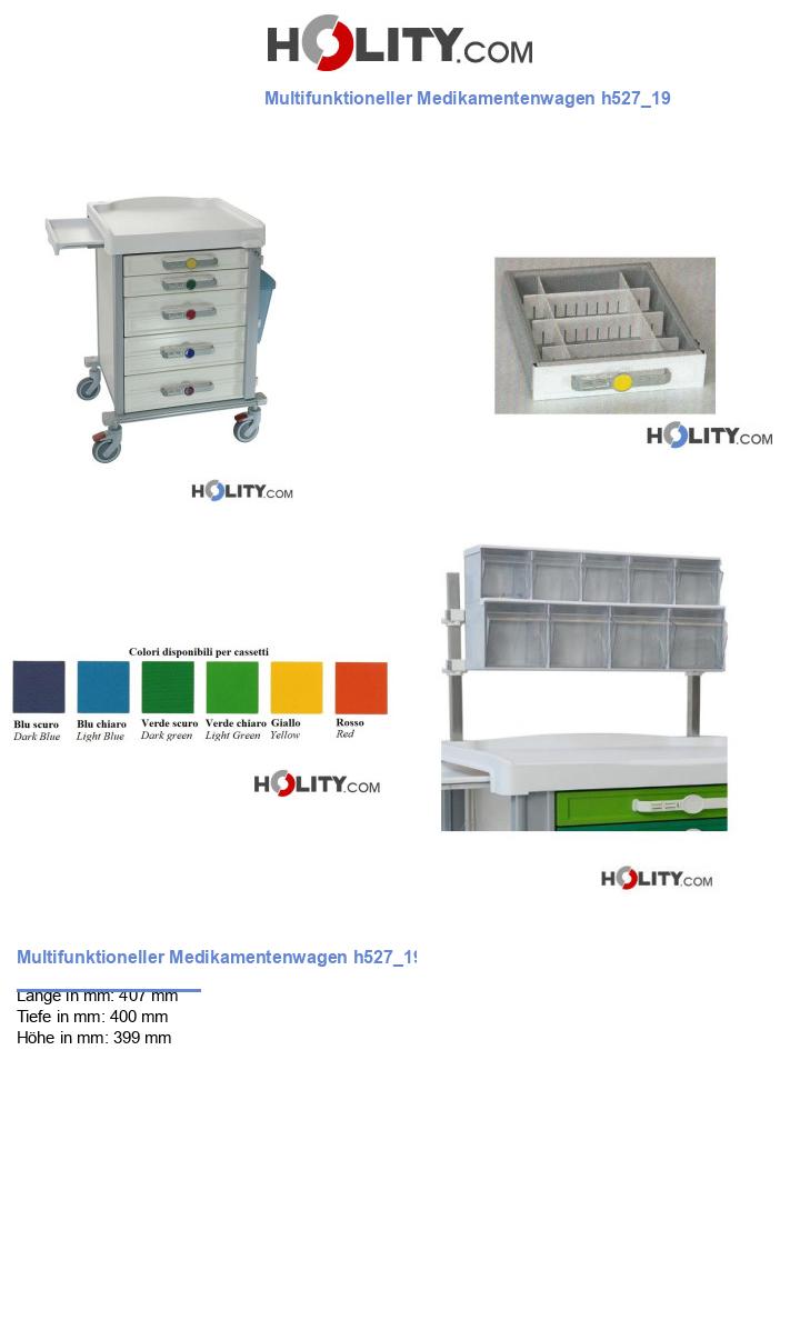 Multifunktioneller Medikamentenwagen h527_19