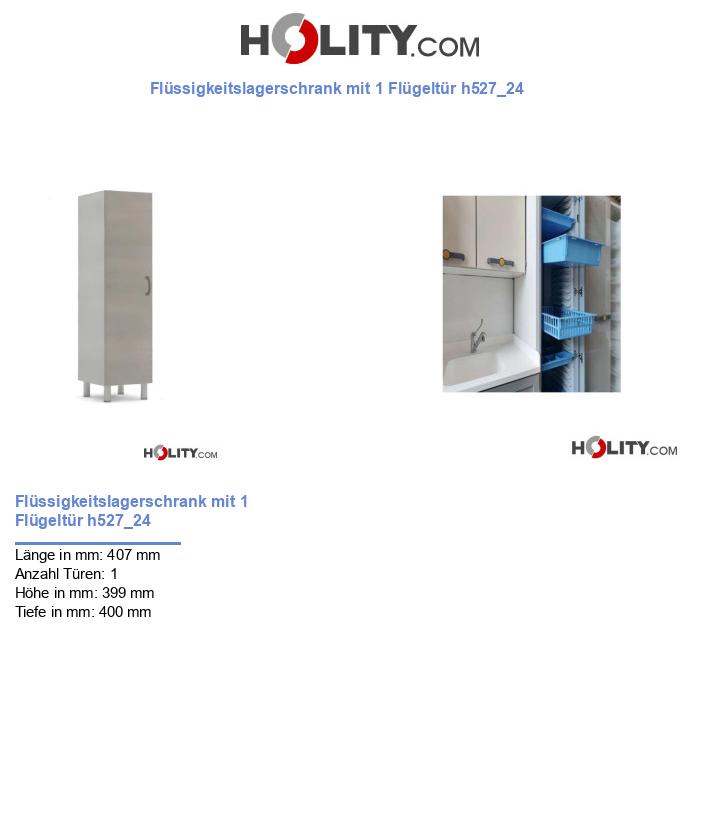 Flüssigkeitslagerschrank mit 1 Flügeltür h527_24