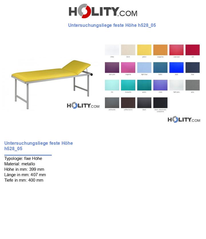 Untersuchungsliege feste Höhe h528_05