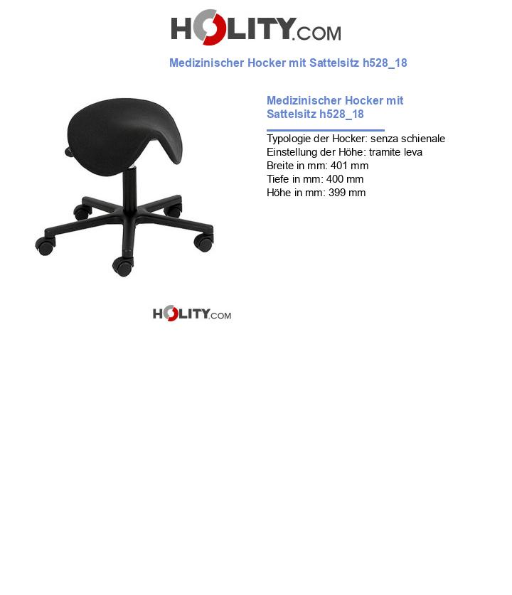 Medizinischer Hocker mit Sattelsitz h528_18