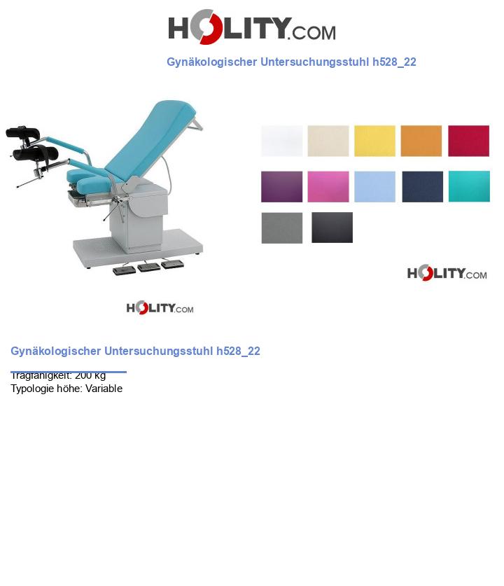 Gynäkologischer Untersuchungsstuhl h528_22