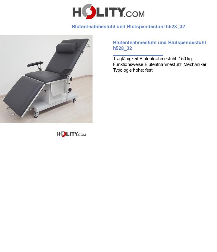 Blutentnahmestuhl und Blutspendestuhl h528_32