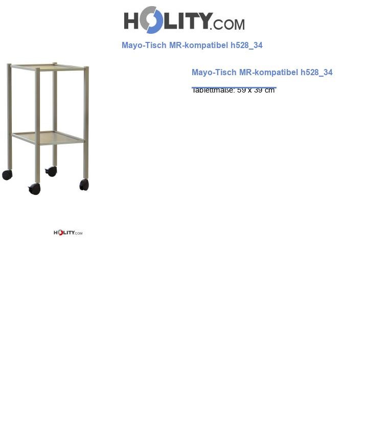 Mayo-Tisch MR-kompatibel h528_34