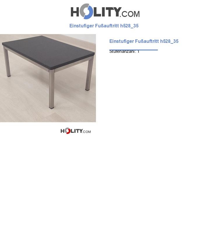 Einstufiger Fußauftritt h528_35