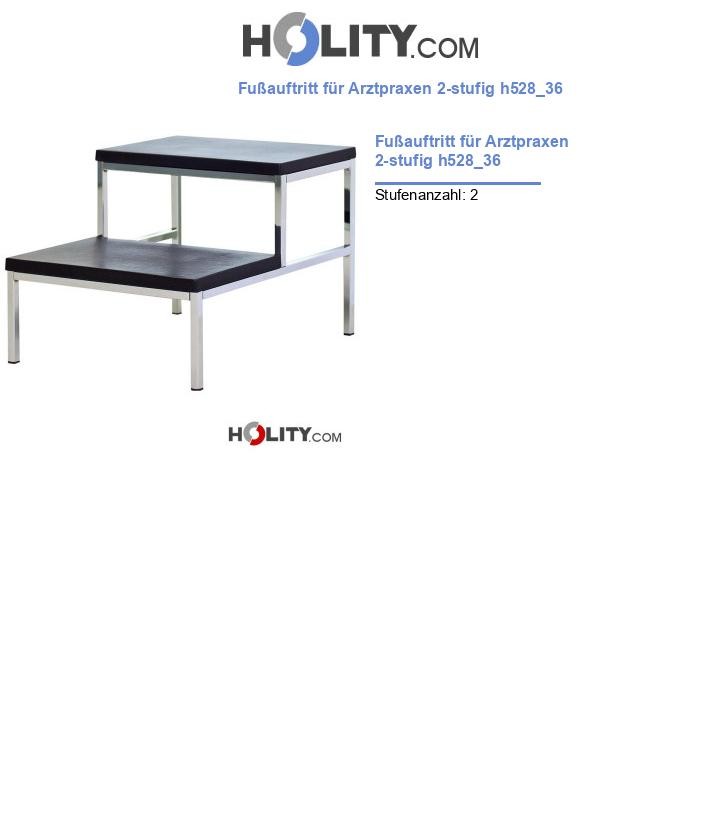 Fußauftritt für Arztpraxen 2-stufig h528_36