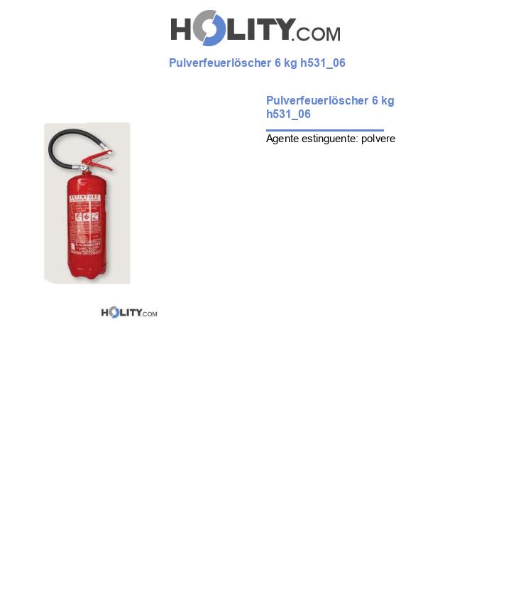 Pulverfeuerlöscher 6 kg h531_06