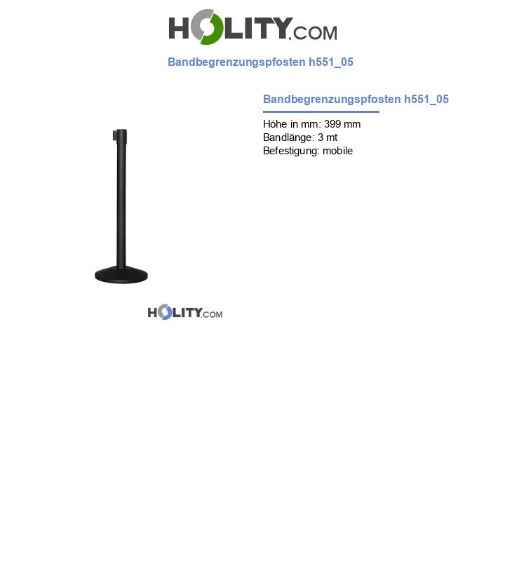 Bandbegrenzungspfosten h551_05
