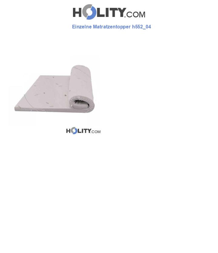 Einzelne Matratzentopper h552_04