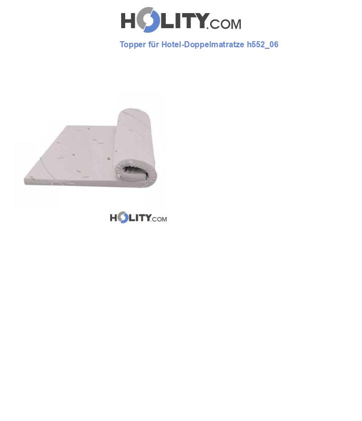 Topper für Hotel-Doppelmatratze h552_06