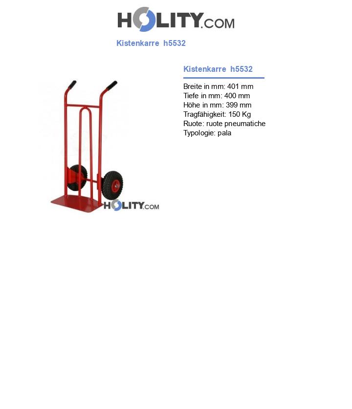 Kistenkarre  h5532
