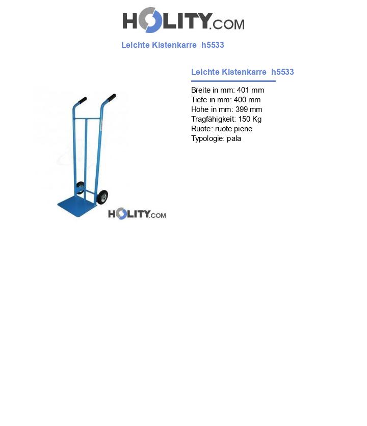 Leichte Kistenkarre  h5533