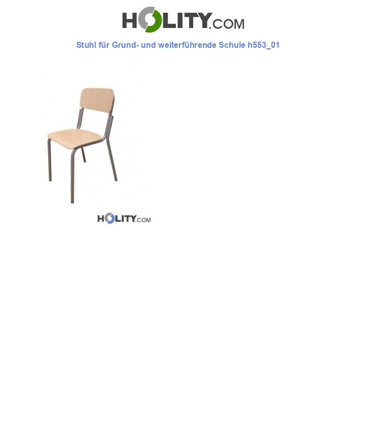 Stuhl für Grund- und weiterführende Schule h553_01
