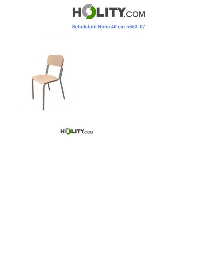 Schulstuhl Höhe 46 cm h553_07
