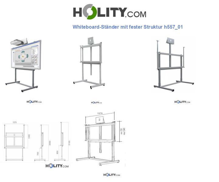 Whiteboard-Ständer mit fester Struktur h557_01