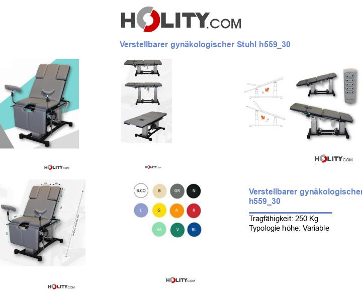 Verstellbarer gynäkologischer Stuhl h559_30