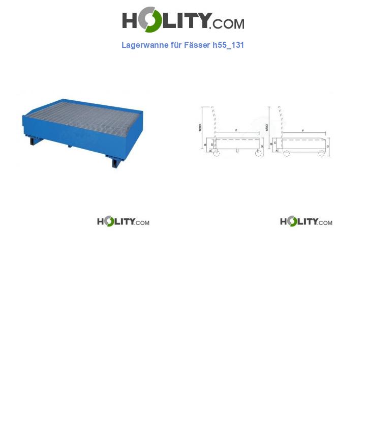 Lagerwanne für Fässer h55_131