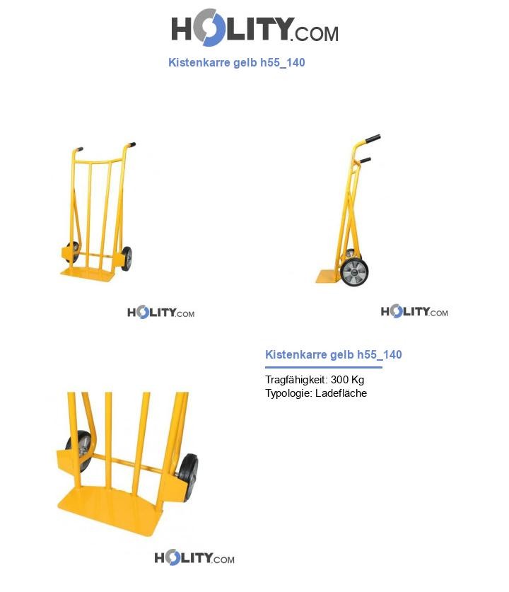 Kistenkarre gelb h55_140