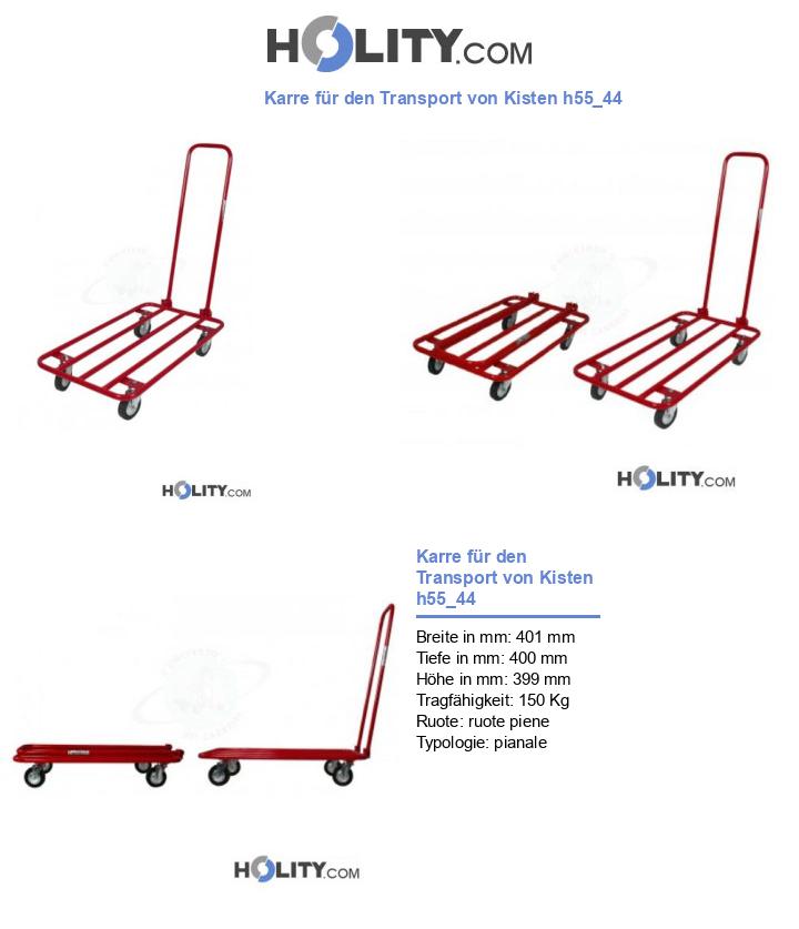 Karre für den Transport von Kisten h55_44