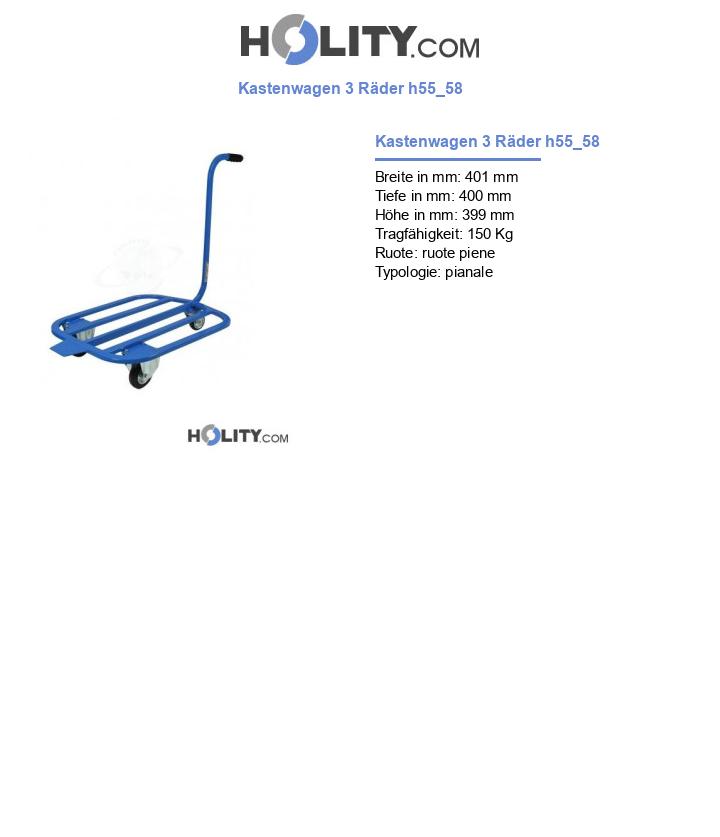 Kastenwagen 3 Räder h55_58