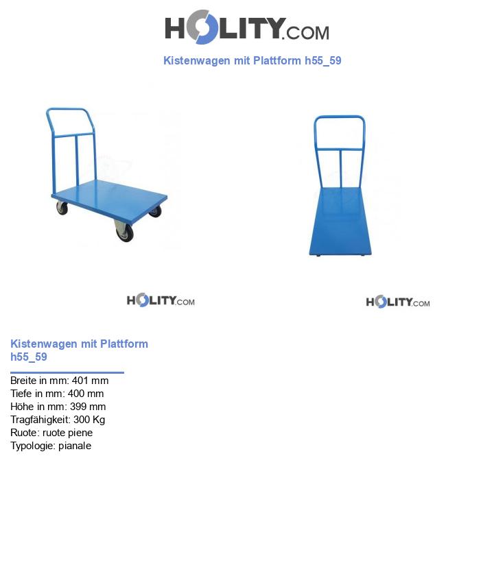 Kistenwagen mit Plattform h55_59