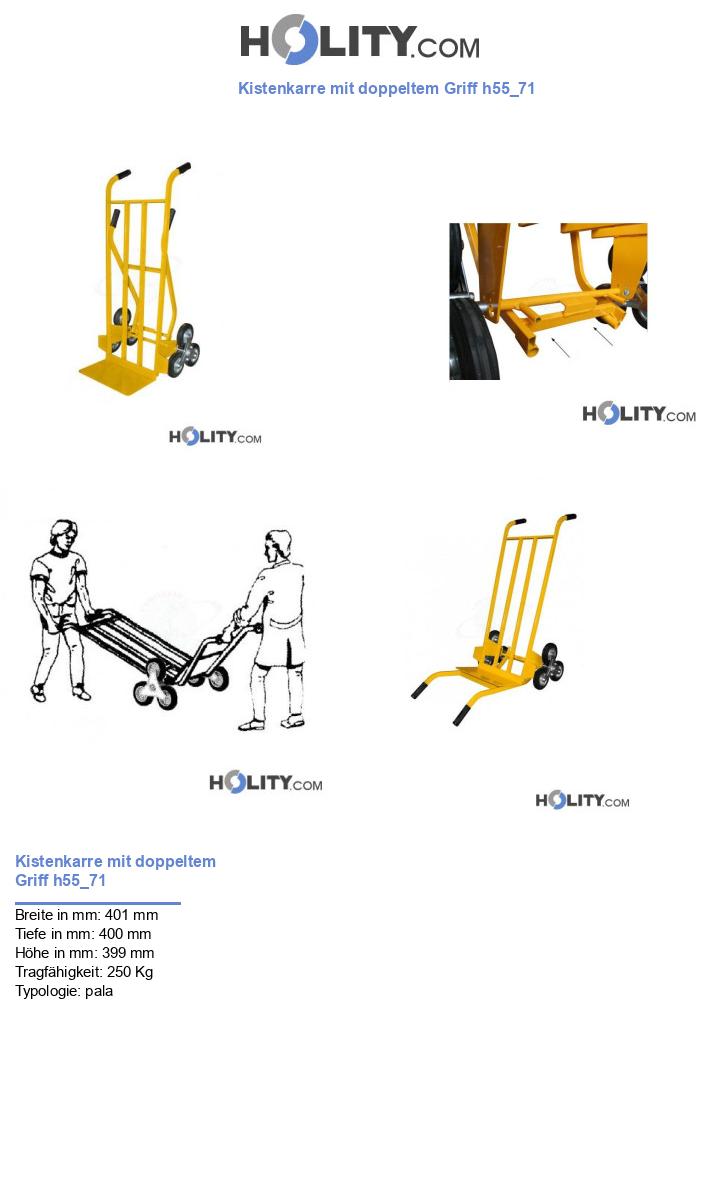 Kistenkarre mit doppeltem Griff h55_71