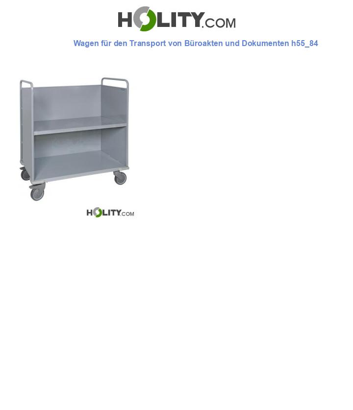 Wagen für den Transport von Büroakten und Dokumenten h55_84