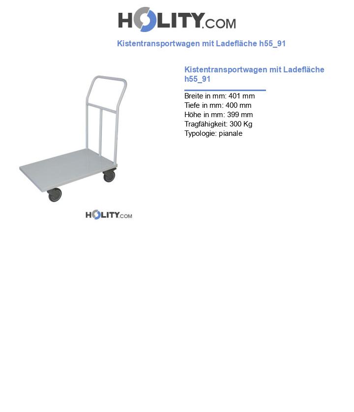 Kistentransportwagen mit Ladefläche h55_91