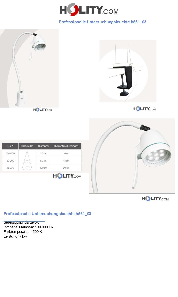 Professionelle Untersuchungsleuchte h561_03