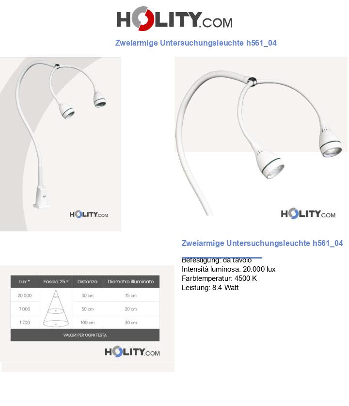 Zweiarmige Untersuchungsleuchte h561_04