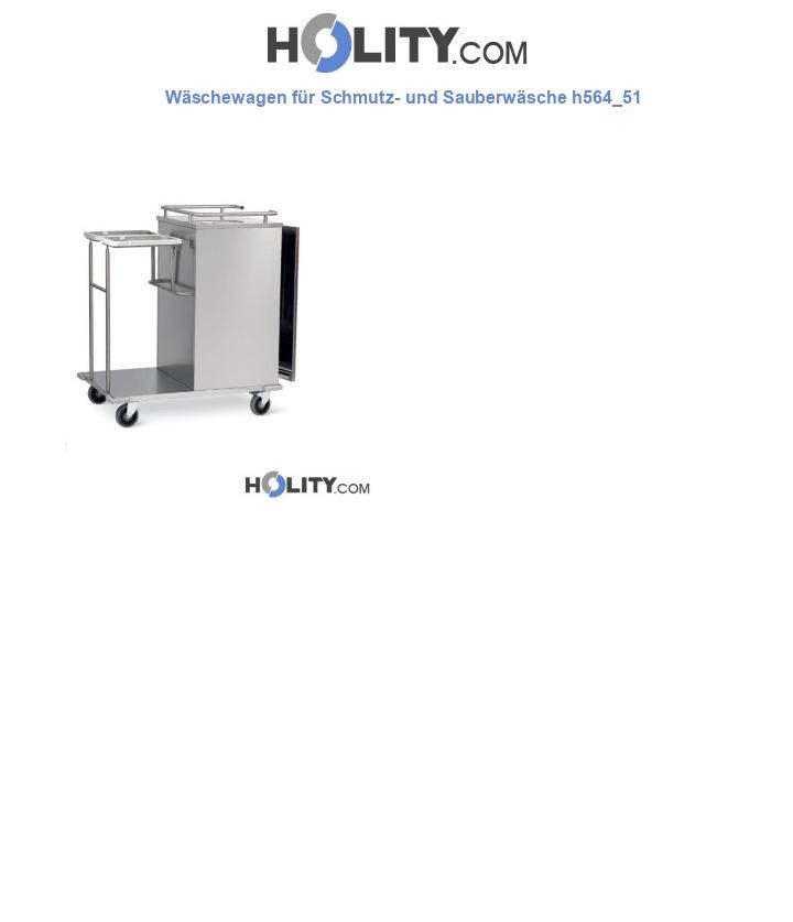 Wäschewagen für Schmutz- und Sauberwäsche h564_51