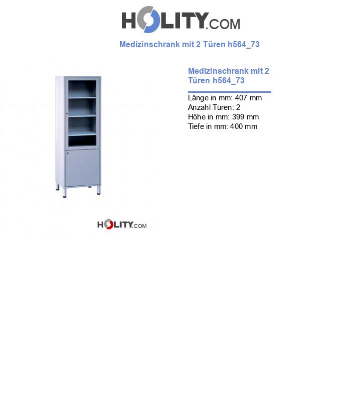 Medizinschrank mit 2 Türen h564_73