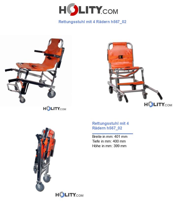 Rettungsstuhl mit 4 Rädern h567_02