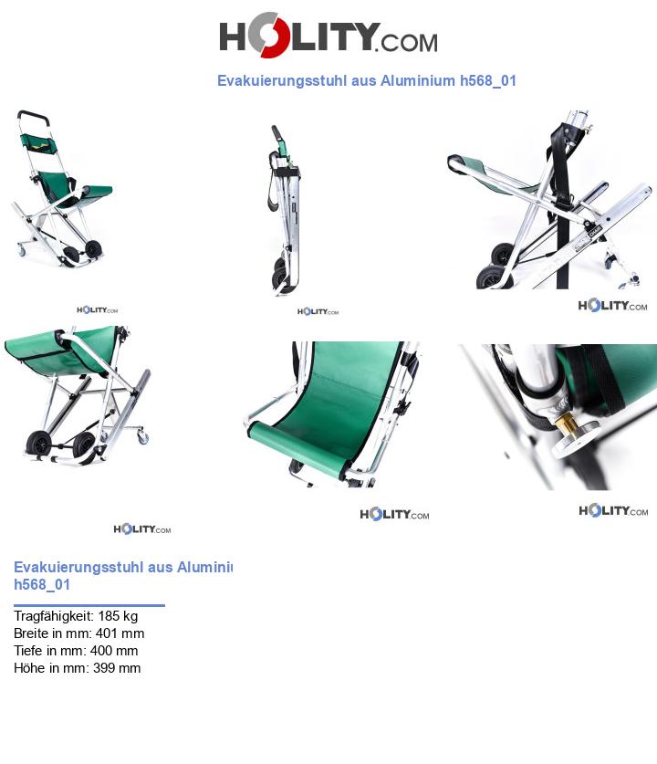 Evakuierungsstuhl aus Aluminium h568_01
