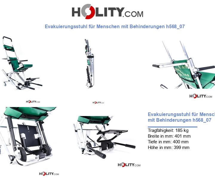 Evakuierungsstuhl für Menschen mit Behinderungen h568_07