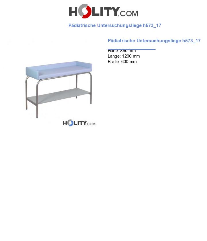 Pädiatrische Untersuchungsliege h573_17