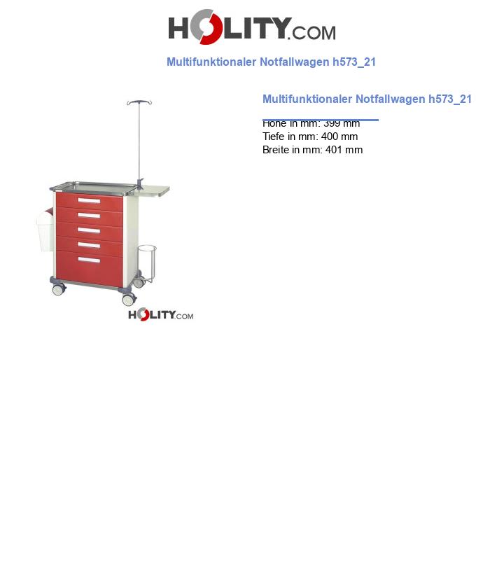 Multifunktionaler Notfallwagen h573_21