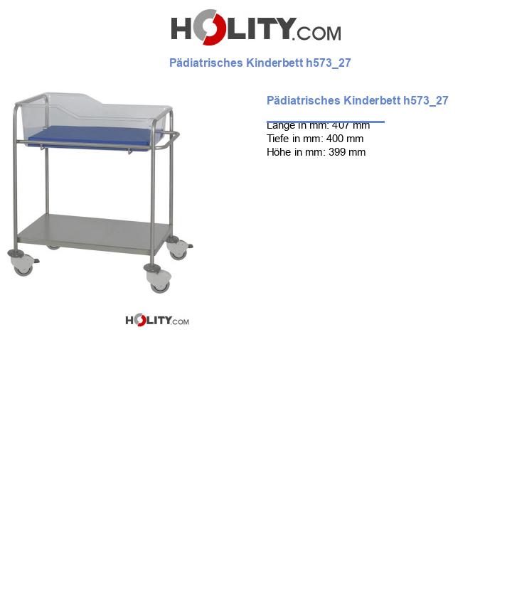 Pädiatrisches Kinderbett h573_27