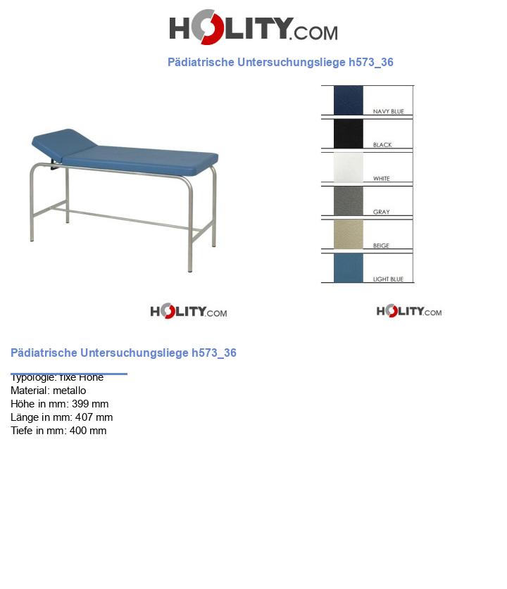 Pädiatrische Untersuchungsliege h573_36