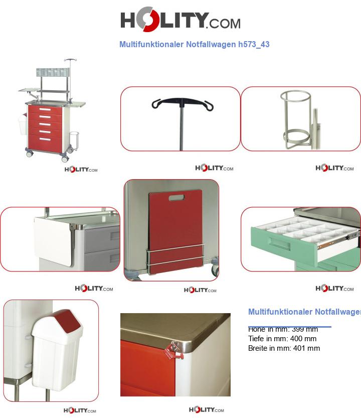 Multifunktionaler Notfallwagen h573_43