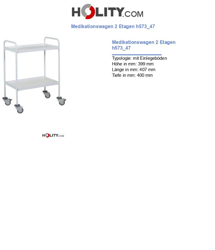 Medikationswagen 2 Etagen h573_47