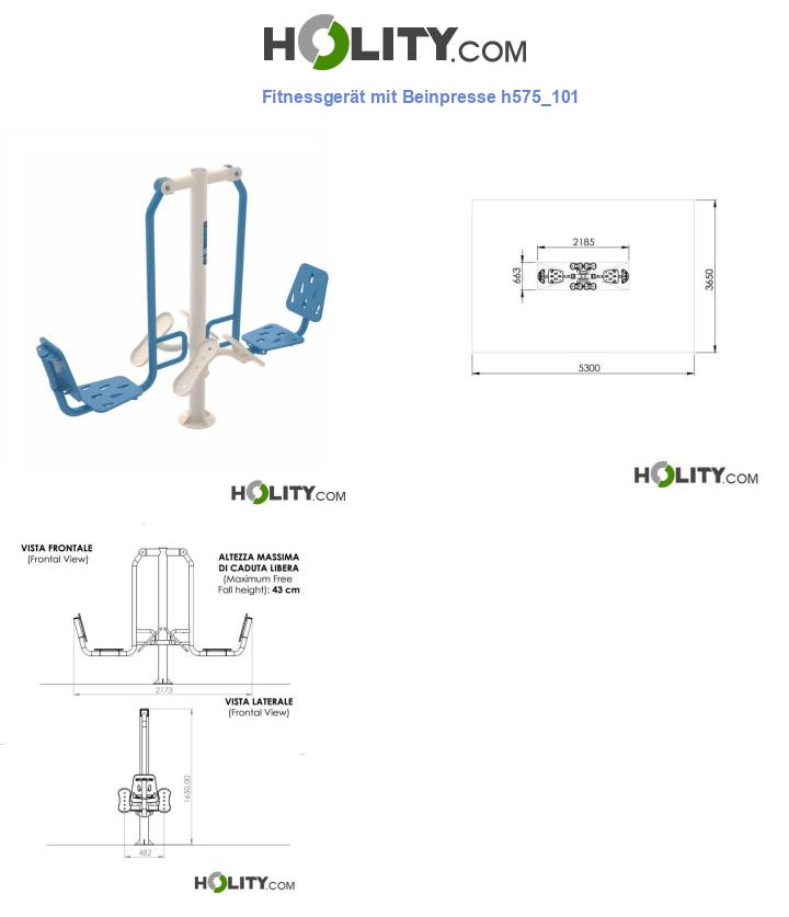 Fitnessgerät mit Beinpresse h575_101