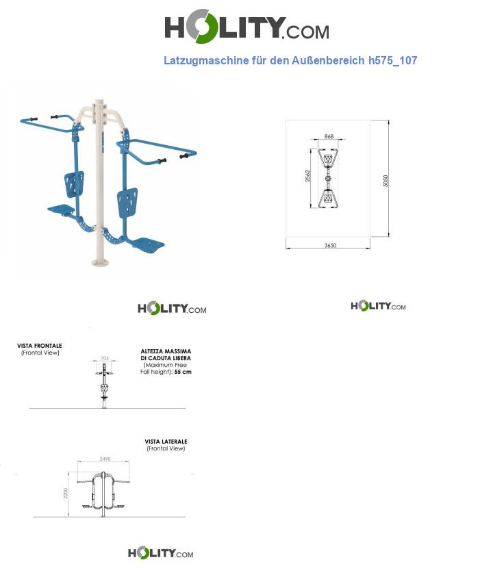 Latzugmaschine für den Außenbereich h575_107