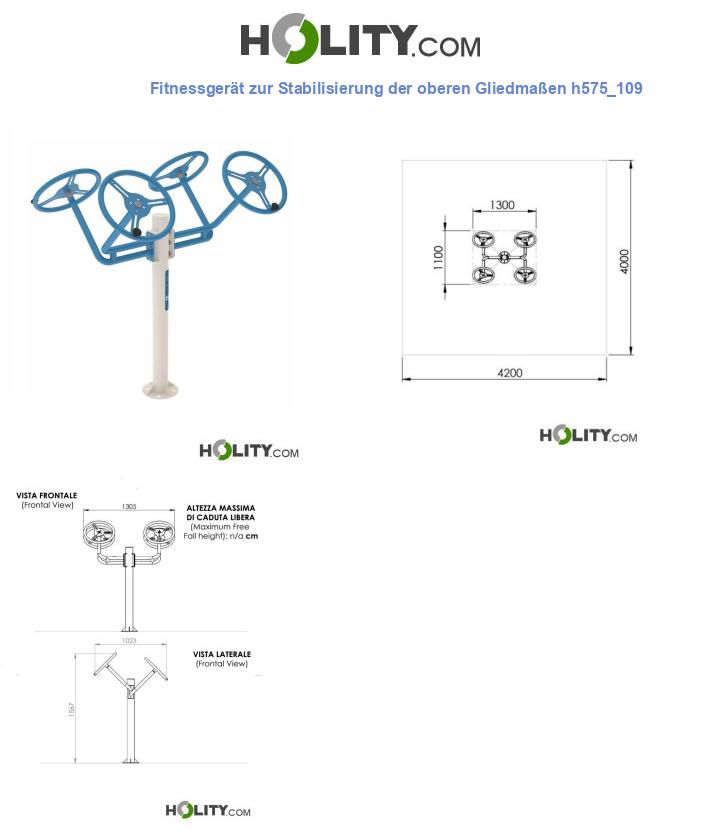Fitnessgerät zur Stabilisierung der oberen Gliedmaßen h575_109