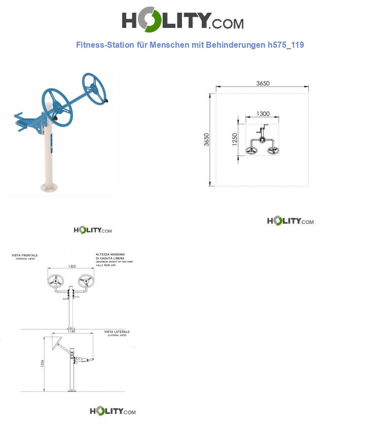 Fitness-Station für Menschen mit Behinderungen h575_119