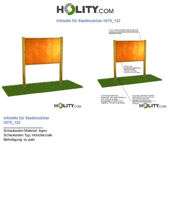 Infotafel für Stadtmobiliar h575_122