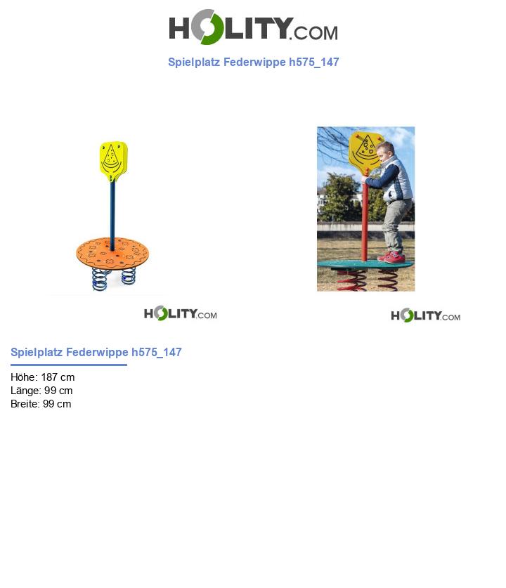 Spielplatz Federwippe h575_147