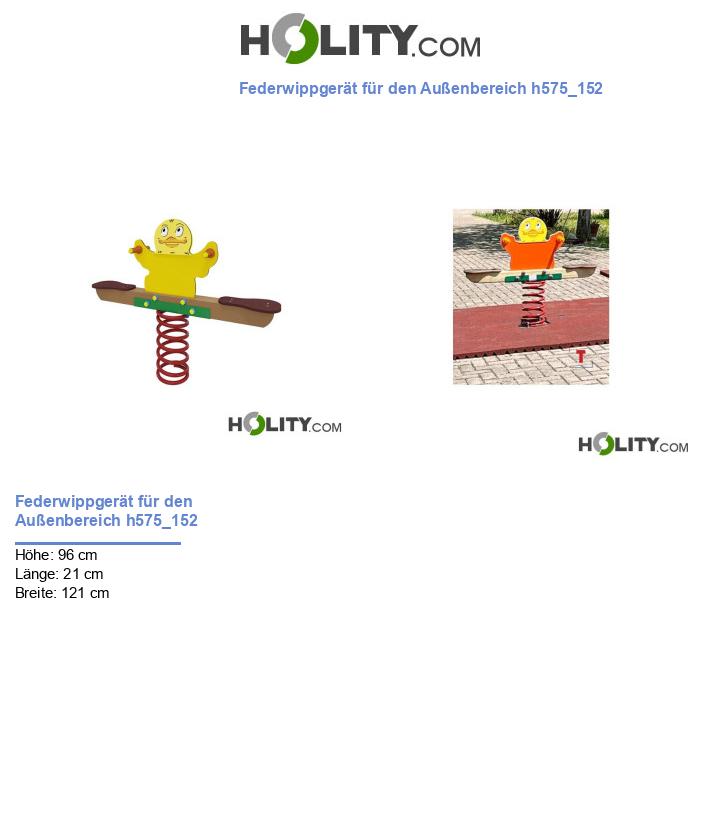 Federwippgerät für den Außenbereich h575_152