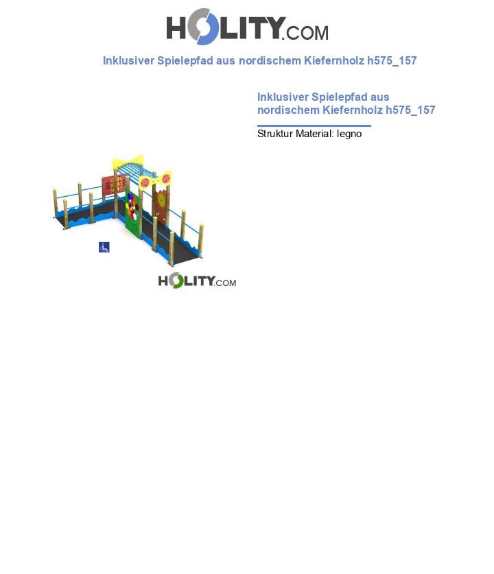 Inklusiver Spielepfad aus nordischem Kiefernholz h575_157