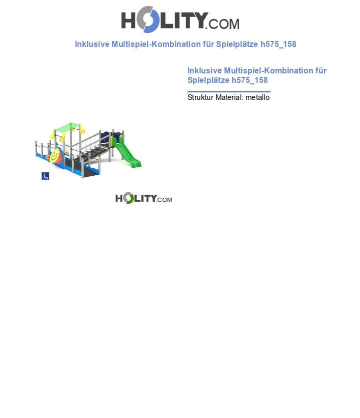 Inklusive Multispiel-Kombination für Spielplätze h575_158