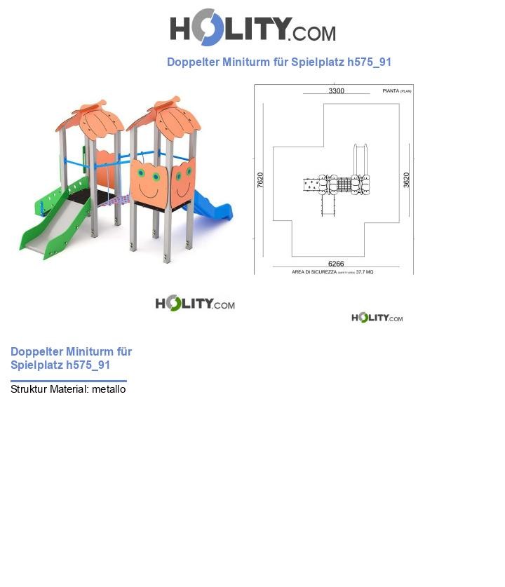 Doppelter Miniturm für Spielplatz h575_91